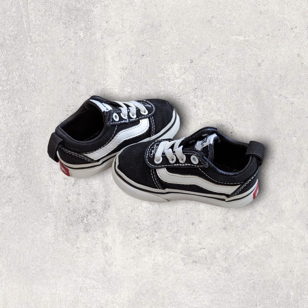 Toddler Boys Old Skool Vans - Black - Size 4